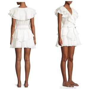 Innika Choo Pi Furlunche Cotton Ruffle Dress
